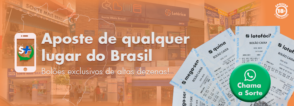 Aposte com a Sorte Mais Brasil de qualquer lugar do pais!